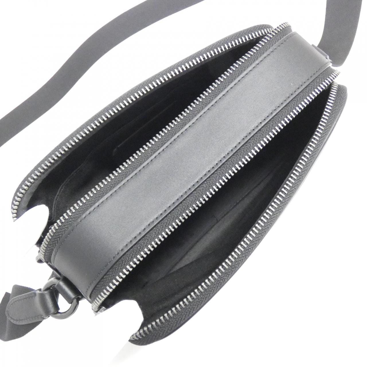 COACH CV921 Shoulder Bag Canvas Black Canvas - Thumbnail 6