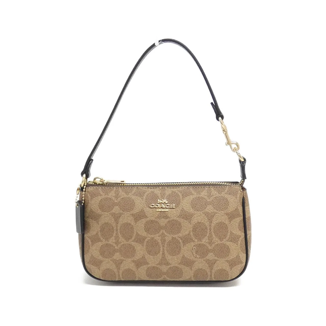 COACH CW426 Handbag Canvas Black