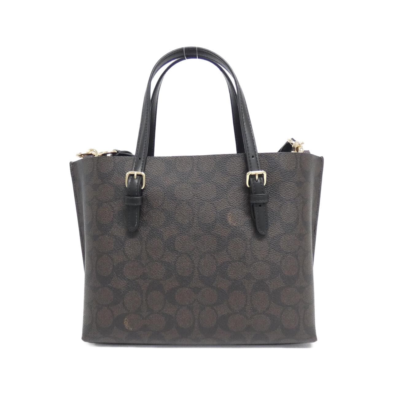 COACH CV965 Bag Canvas Black Canvas New - Thumbnail 2