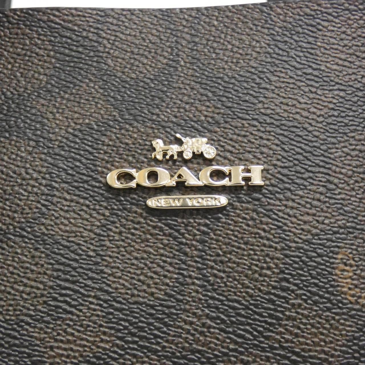 COACH CV965 Bag Canvas Black Canvas New - Thumbnail 4