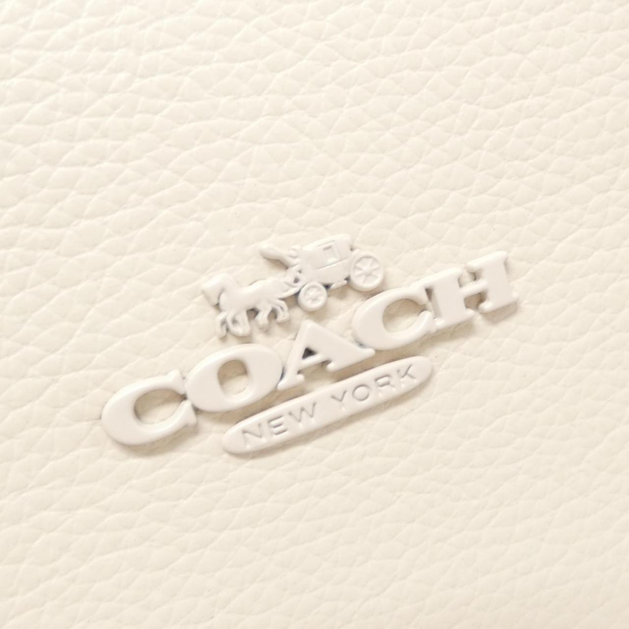 COACH CV966 Bag Leather Black Leather - Thumbnail 4