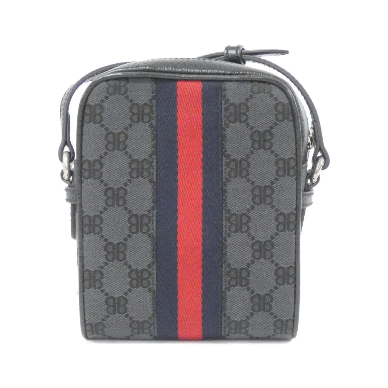 BALENCIAGA 680129 2103X Shoulder Canvas Black Canvas Rank A - Thumbnail 2