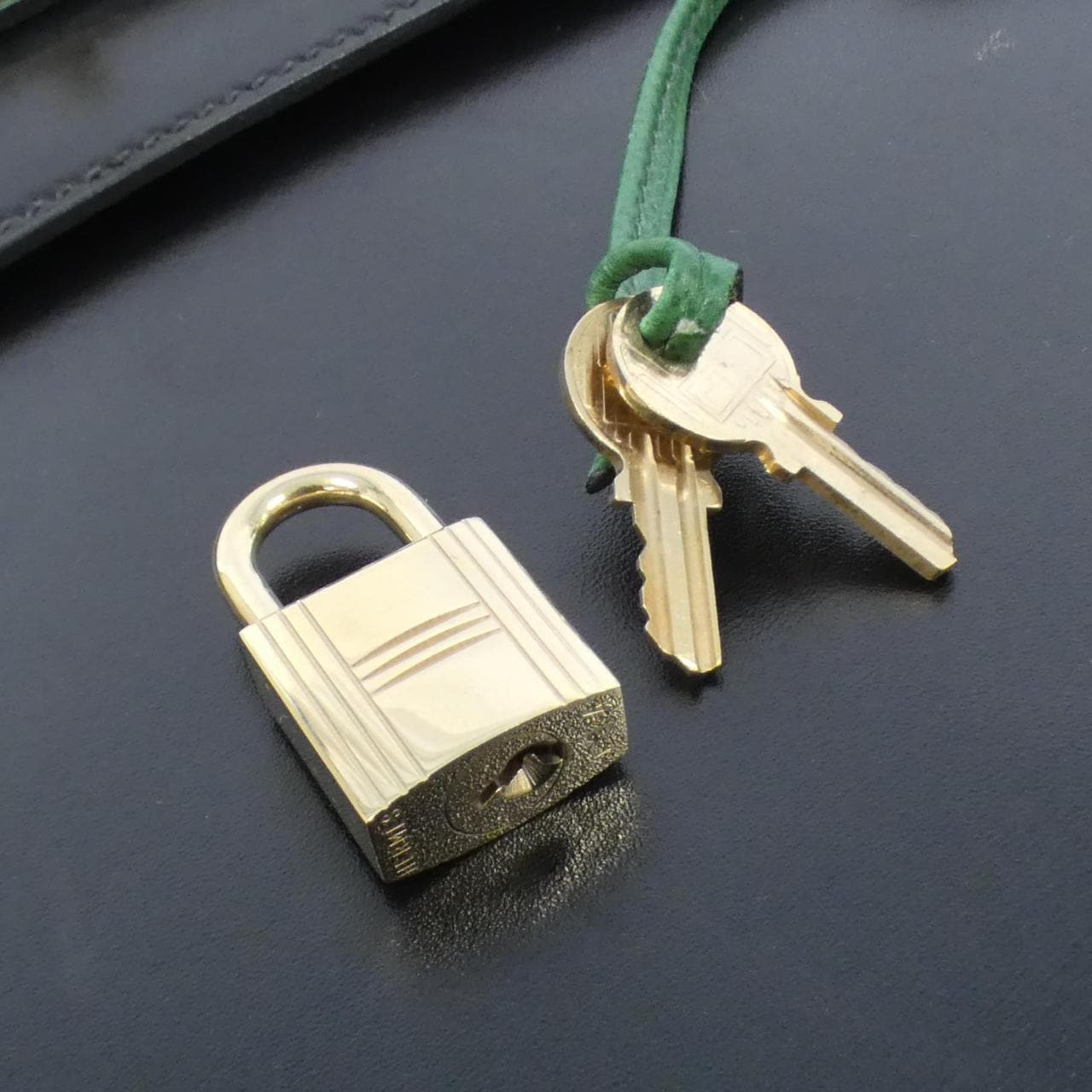 HERMES HERMÈS Kelly Bag Box Calf 黑色 Box 皮 - 縮圖 4