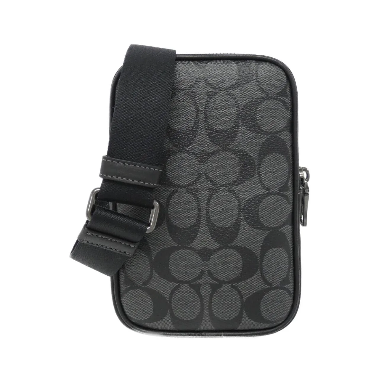 COACH CO912 Shoulder Canvas Black