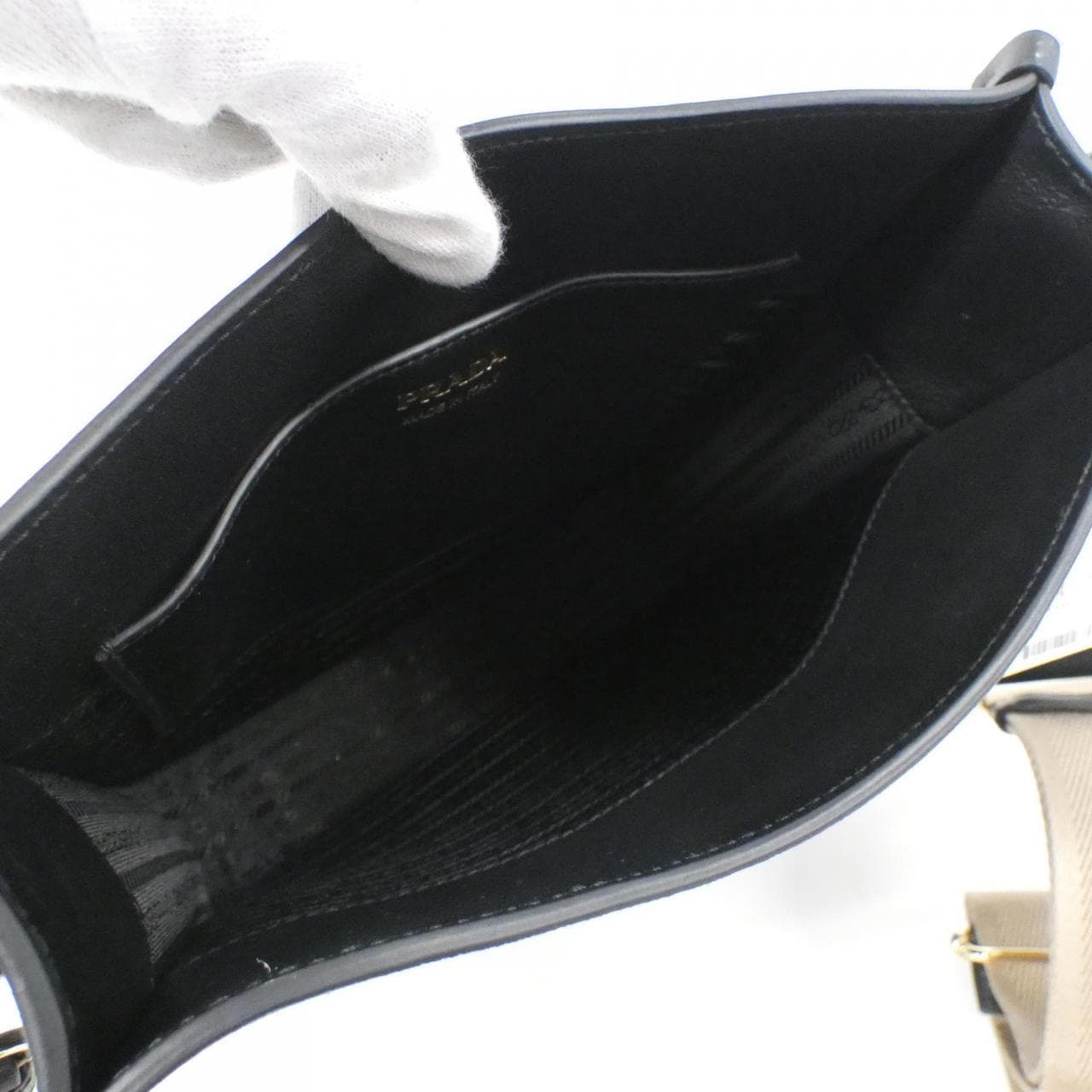 PRADA 1BH219 Shoulder Bag 黑色 新品 - 縮圖 6