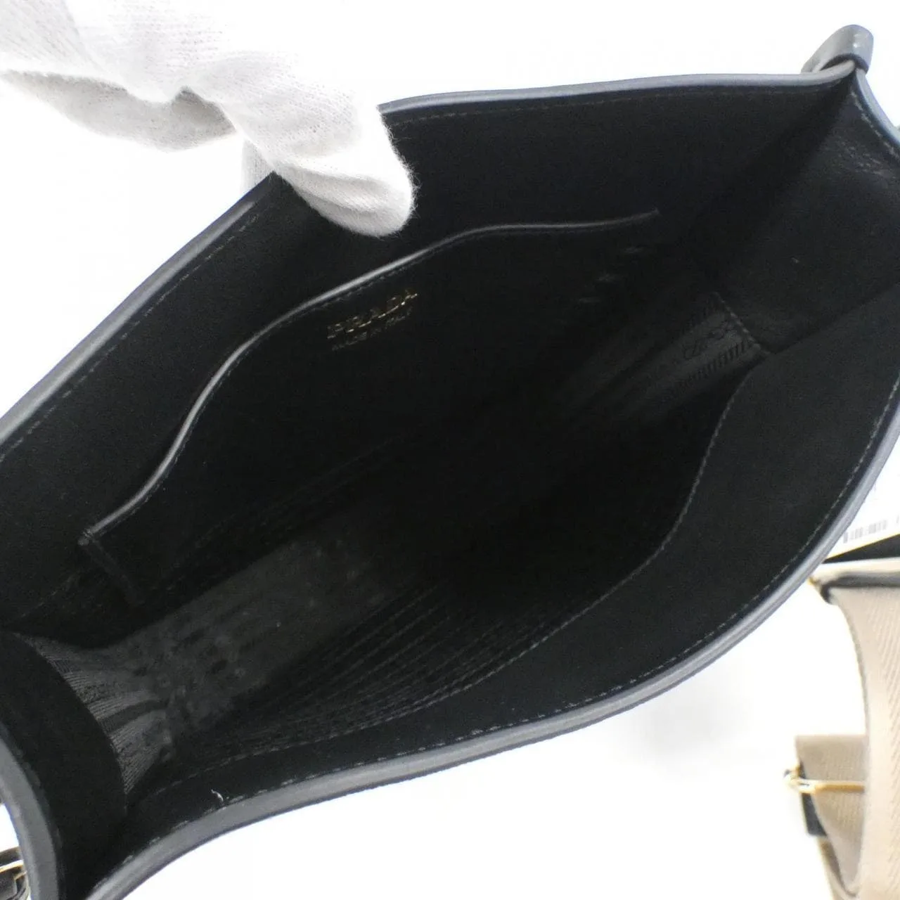 PRADA 1BH219 Shoulder 黑色 新品 - 縮圖 6