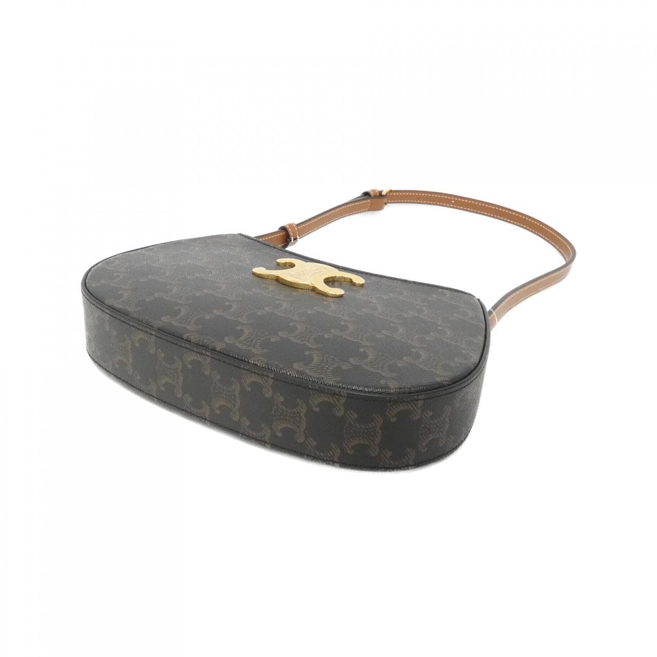 CELINE 115702CUZ Shoulder Bag Canvas 黑色 帆布 新品 - 縮圖 3