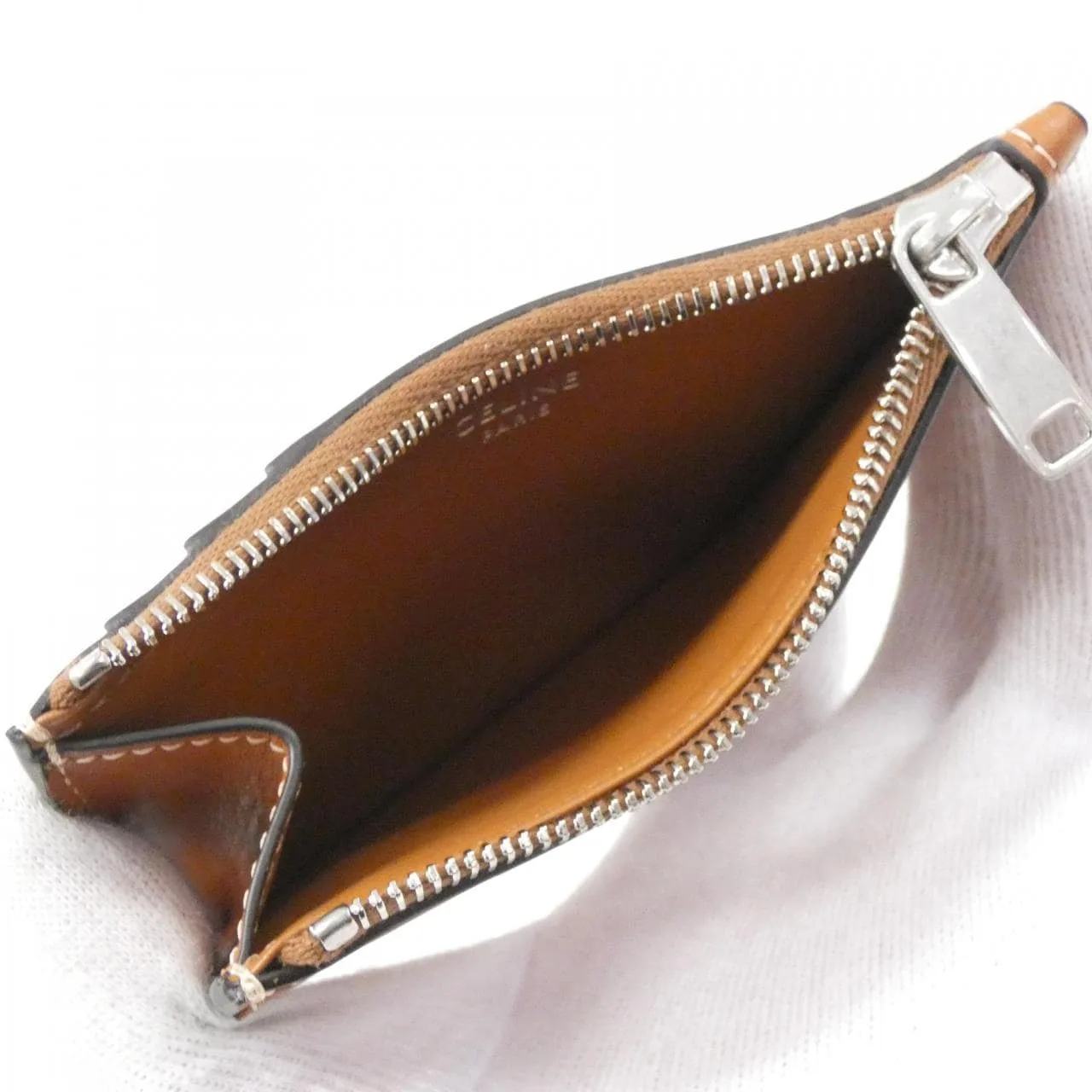 CELINE 10F993FQ5 Coin Case 黑色 新品 - 縮圖 4