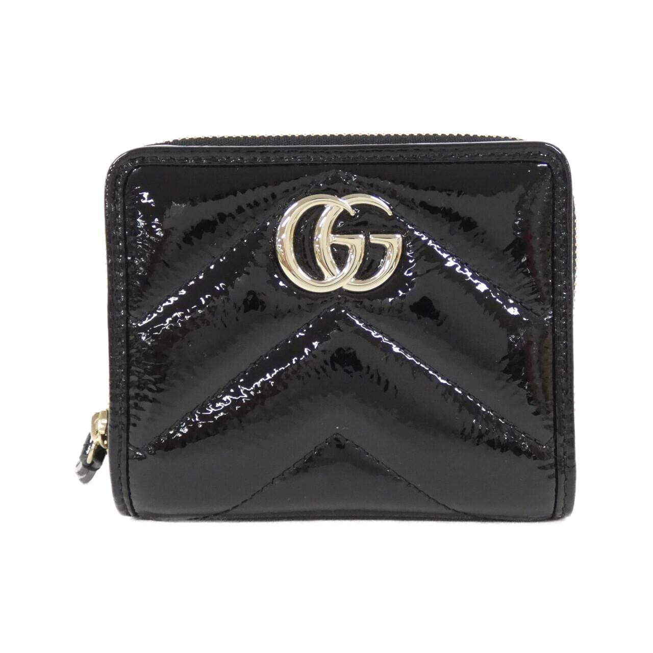 GUCCI 795520 AADQB Wallet Patent Leather