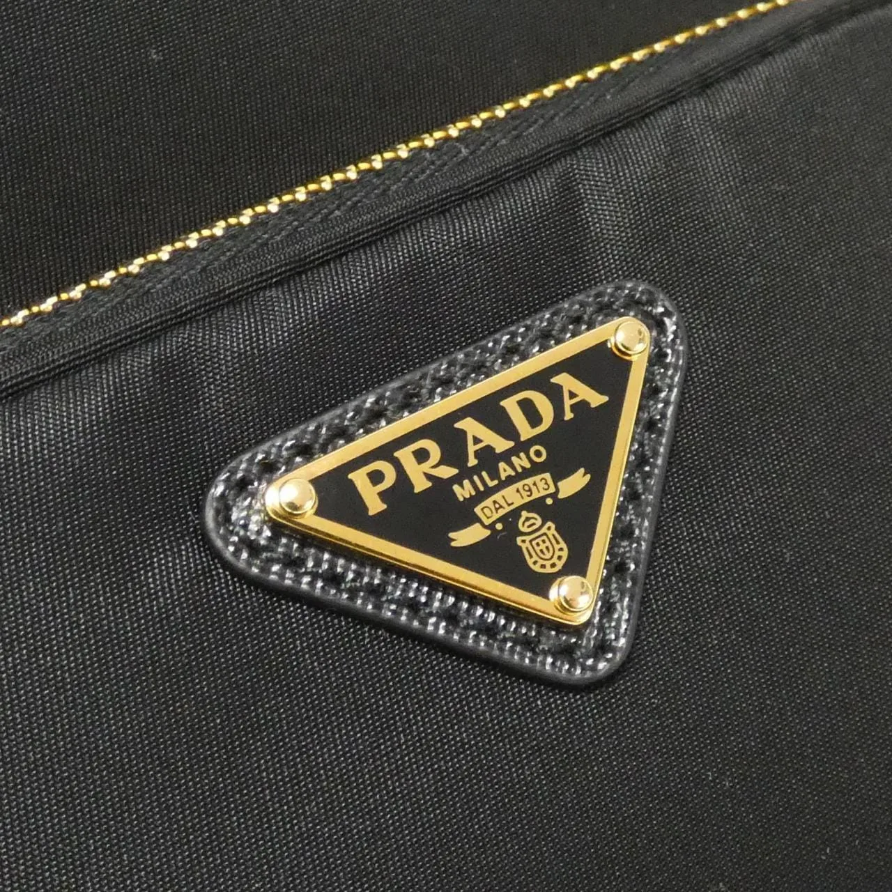 PRADA 1BH038 Handbag 黑色 新品 - 縮圖 4