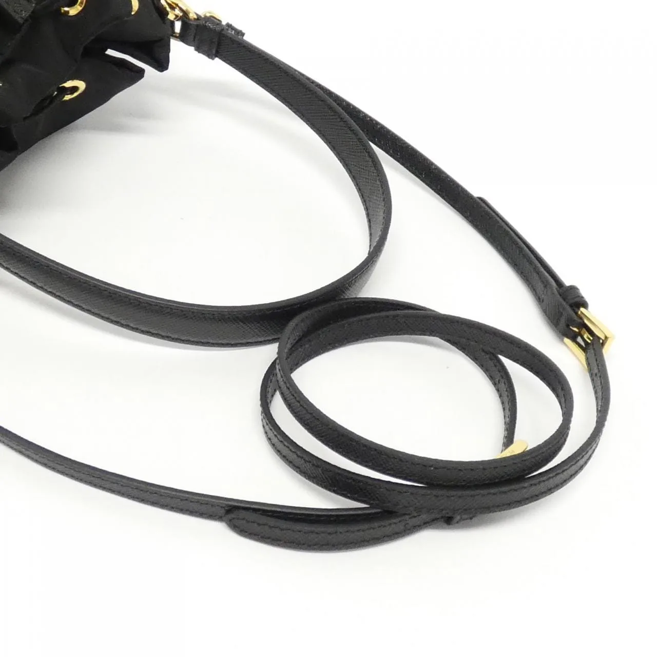 PRADA 1BH038 Handbag 黑色 新品 - 縮圖 5