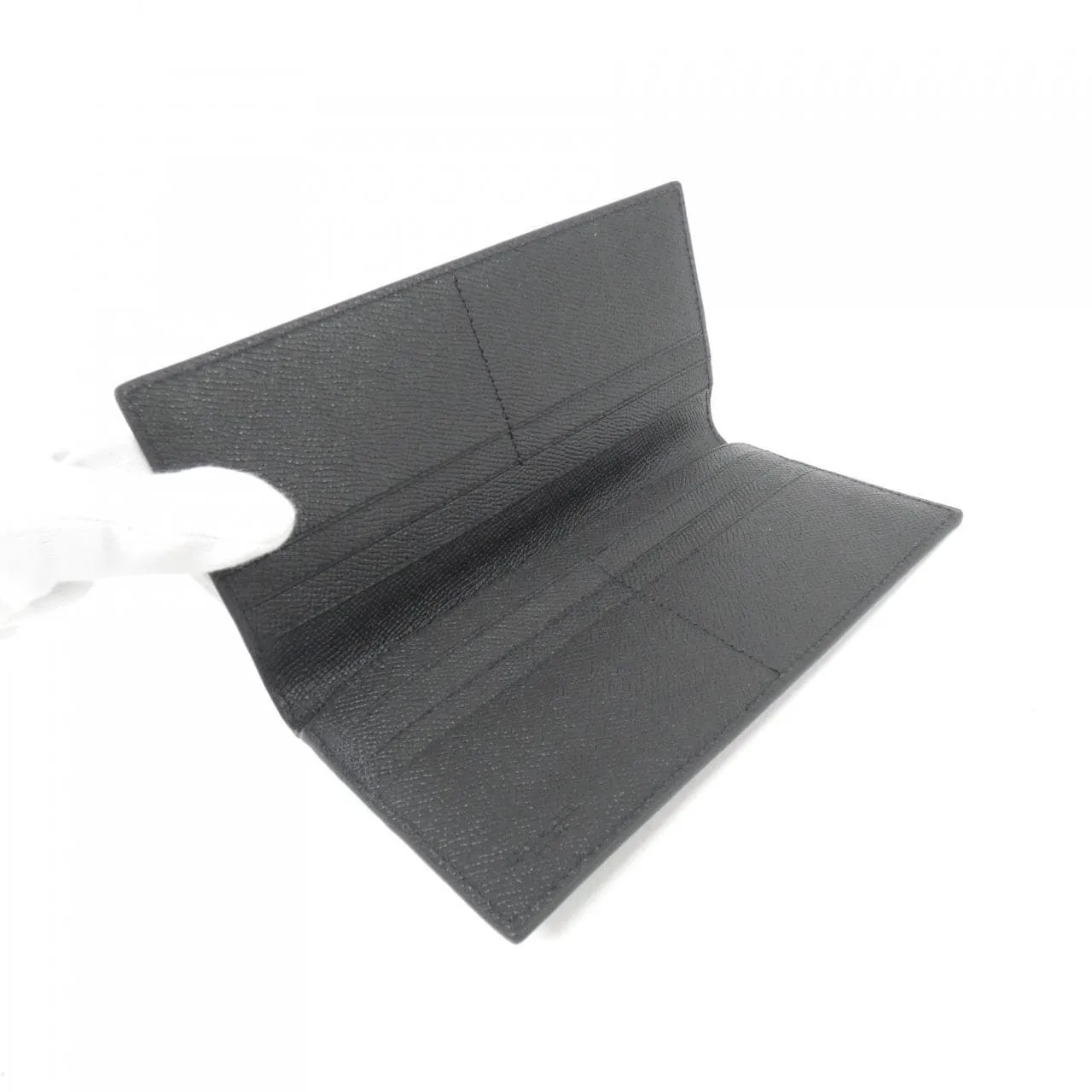 COACH 3014 Wallet Leather Black Leather New - Thumbnail 3