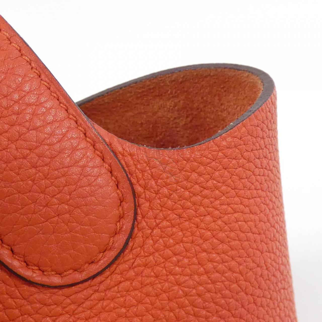 HERMES HERMÈS Picotin 073598CK Bag Black - Thumbnail 5