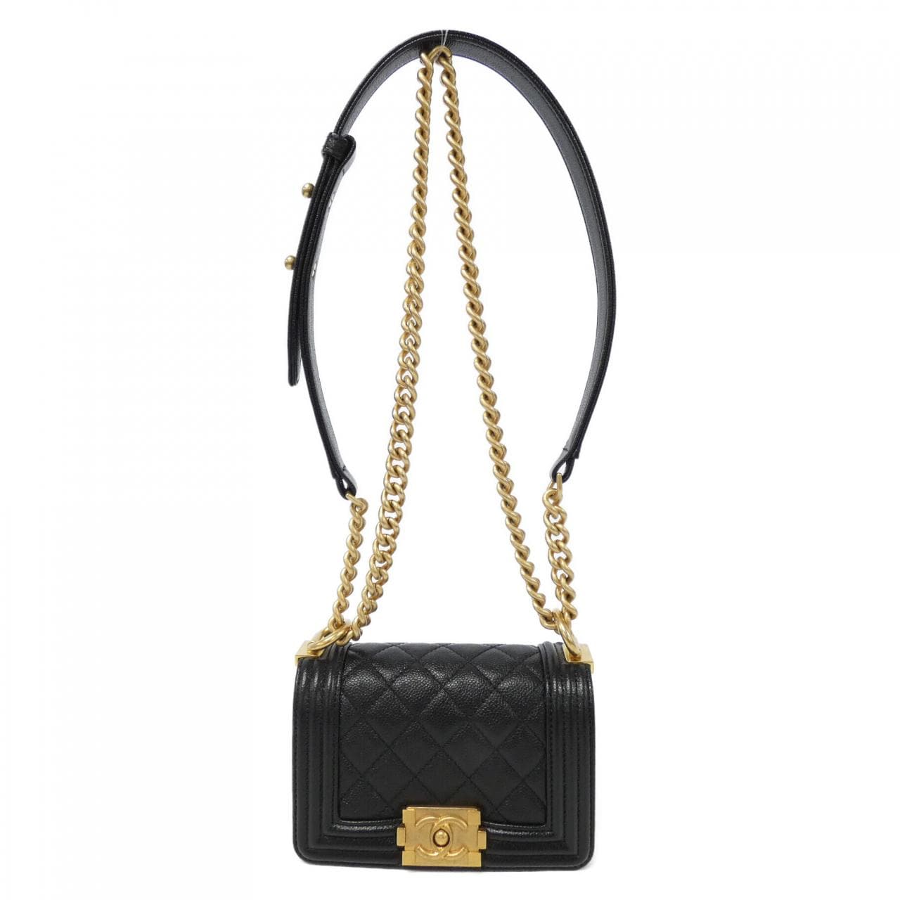 CHANEL Boy Chanel 67364 Shoulder Bag Grained Calfskin