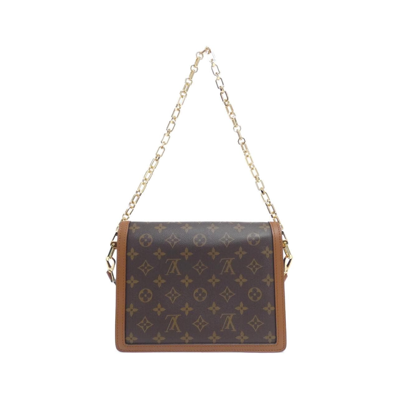 LOUIS VUITTON Dauphine M44391 Shoulder Bag Monogram Black Monogram Rank A - Thumbnail 2
