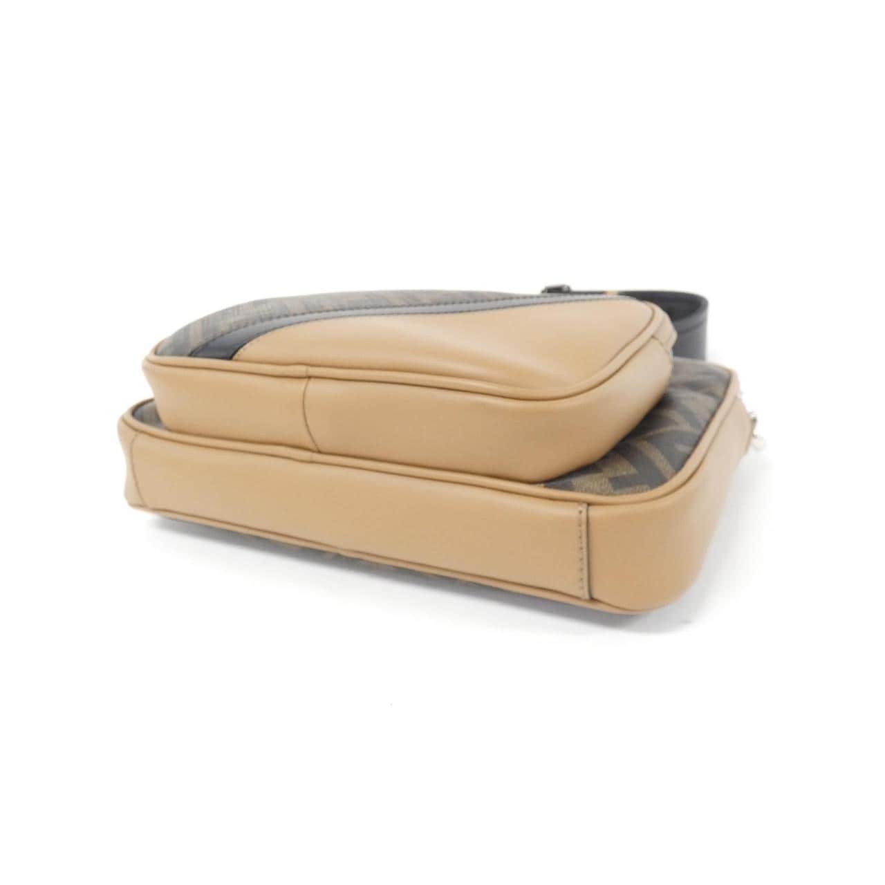 FENDI Baguette 7VA607 ALKA Shoulder Canvas Black Canvas - Thumbnail 3