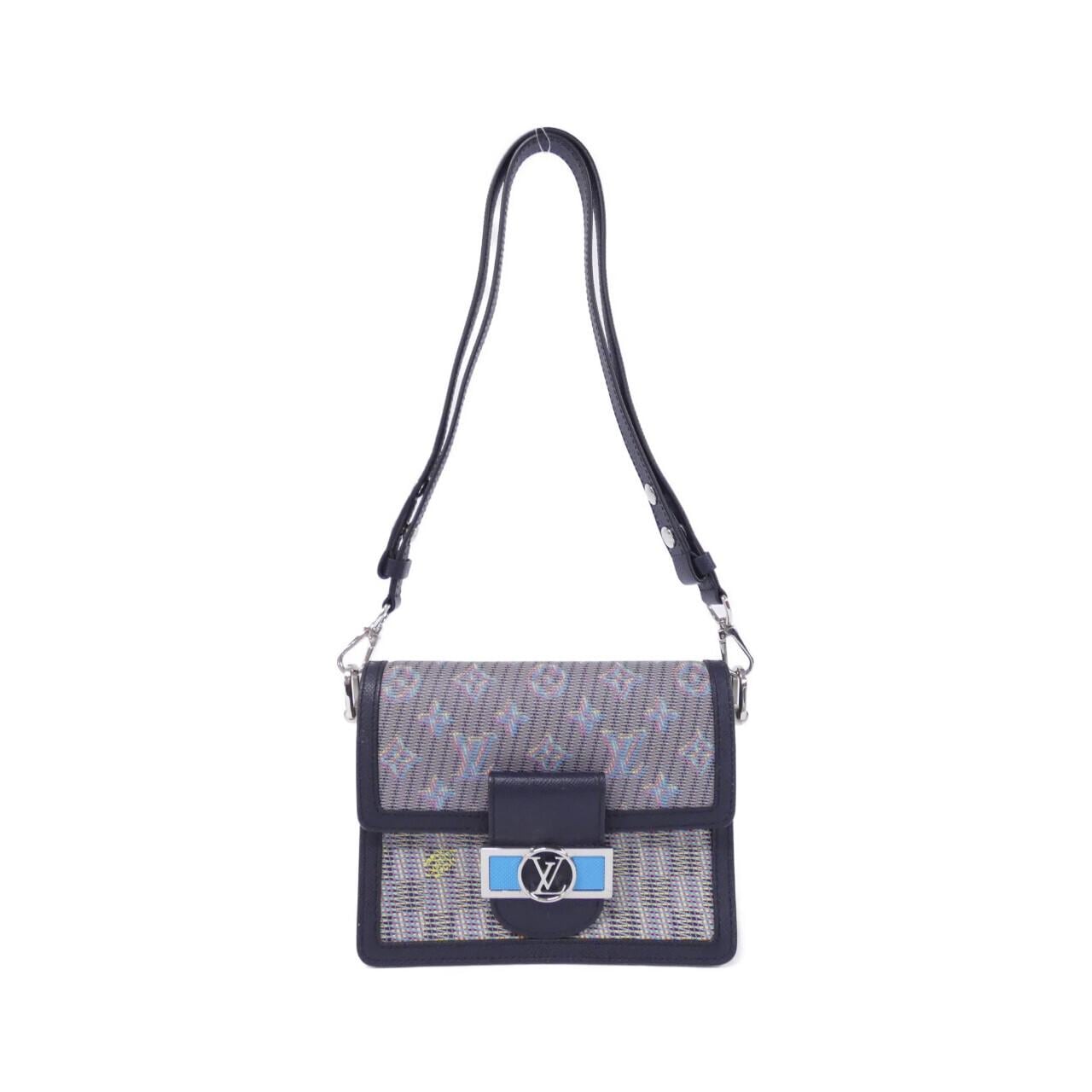 LOUIS VUITTON Dauphine M55454 Shoulder Bag Blue