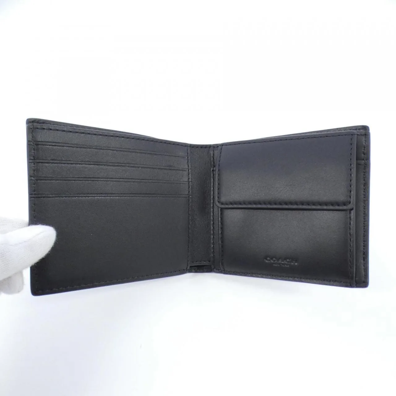 COACH CX139 Wallet Black New - Thumbnail 3