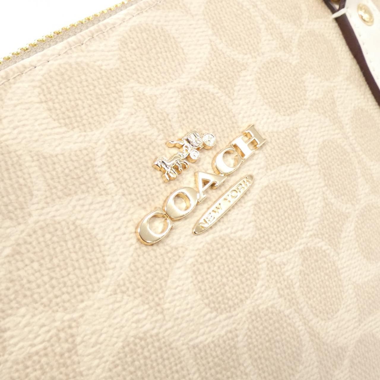 COACH CW381 Bag Canvas Black Canvas New - Thumbnail 4