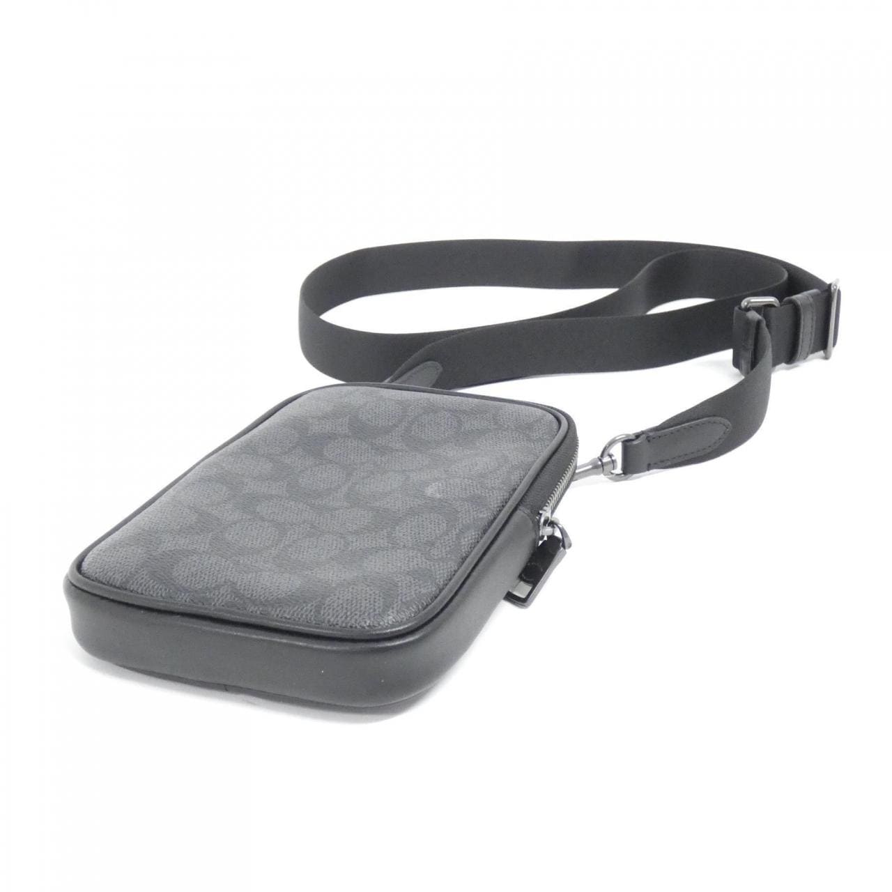 COACH CW364 Shoulder Bag Canvas 黑色 帆布 新品 - 縮圖 3