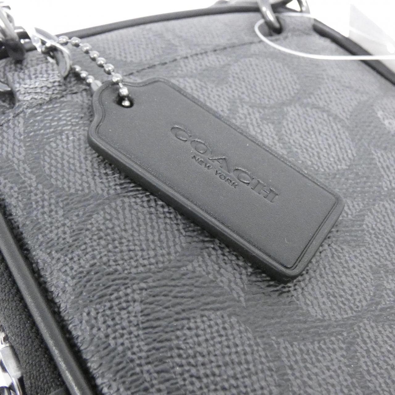 COACH CW364 Shoulder Bag Canvas 黑色 帆布 新品 - 縮圖 5