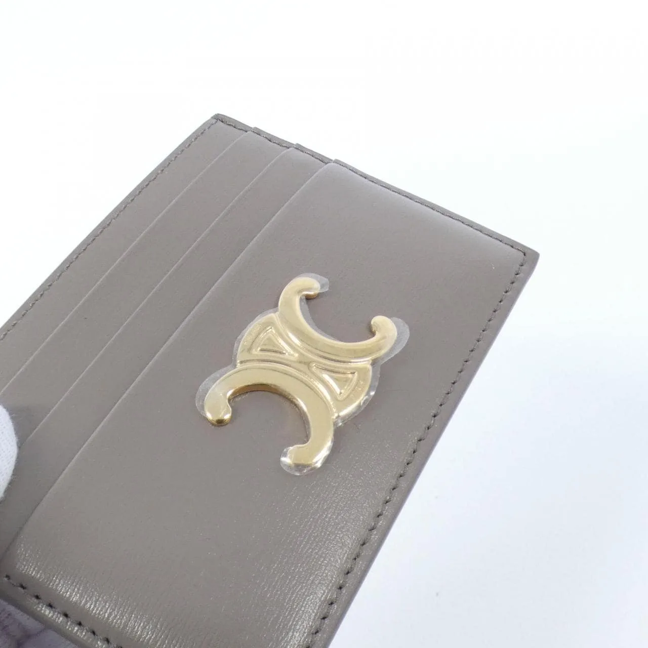 CELINE 10L833DPV Card Case Black New - Thumbnail 3