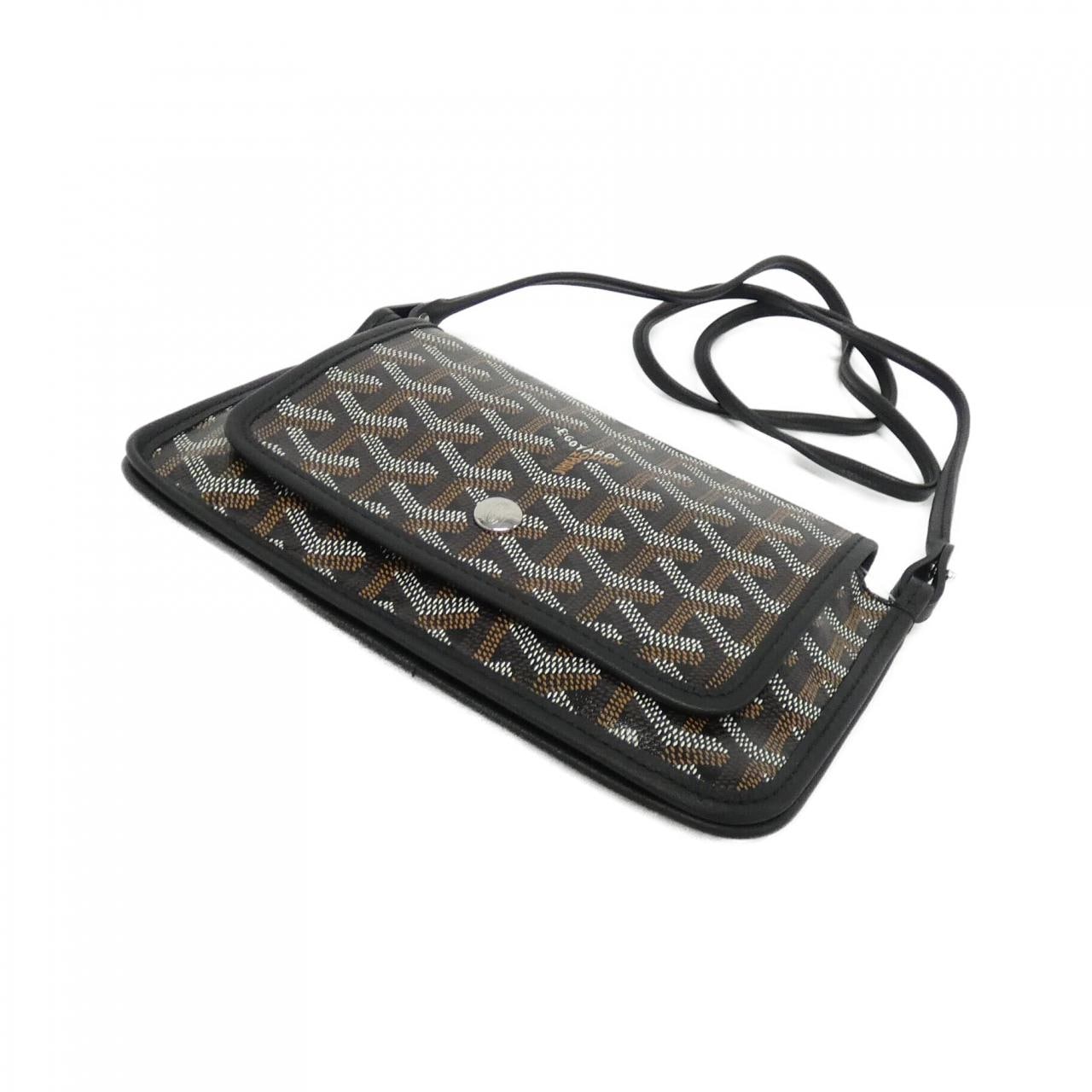 GOYARD Shoulder Bag Canvas Black Canvas - Thumbnail 3