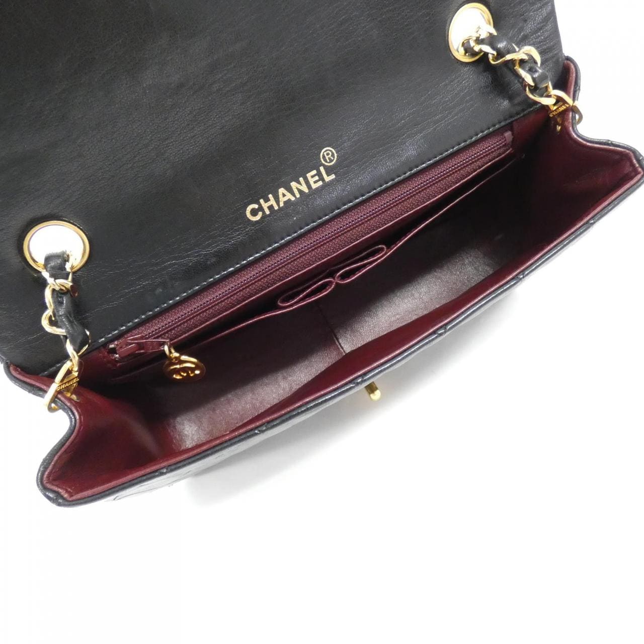 CHANEL Matelasse 2500 Shoulder Bag Lambskin Black Lambskin - Thumbnail 9
