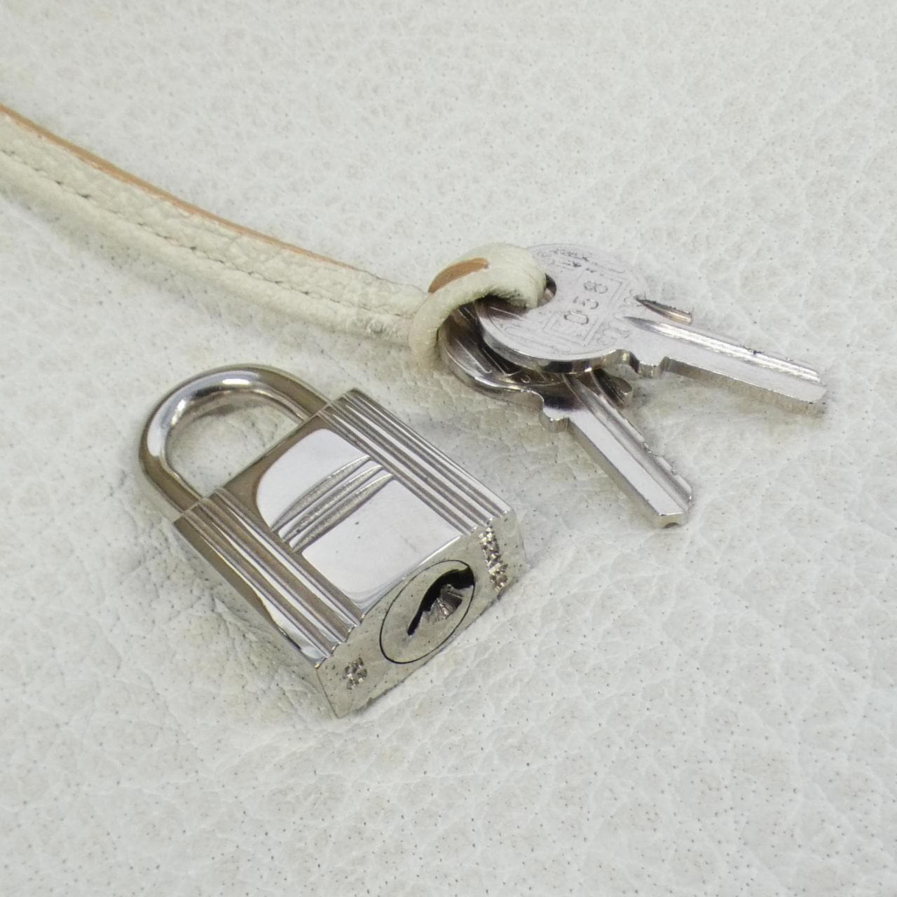 HERMES HERMÈS Kelly Bag 白色 中古品A - 縮圖 4