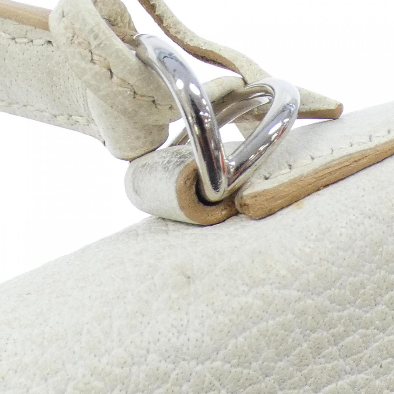 HERMES HERMÈS Kelly Bag 白色 中古品A - 縮圖 6