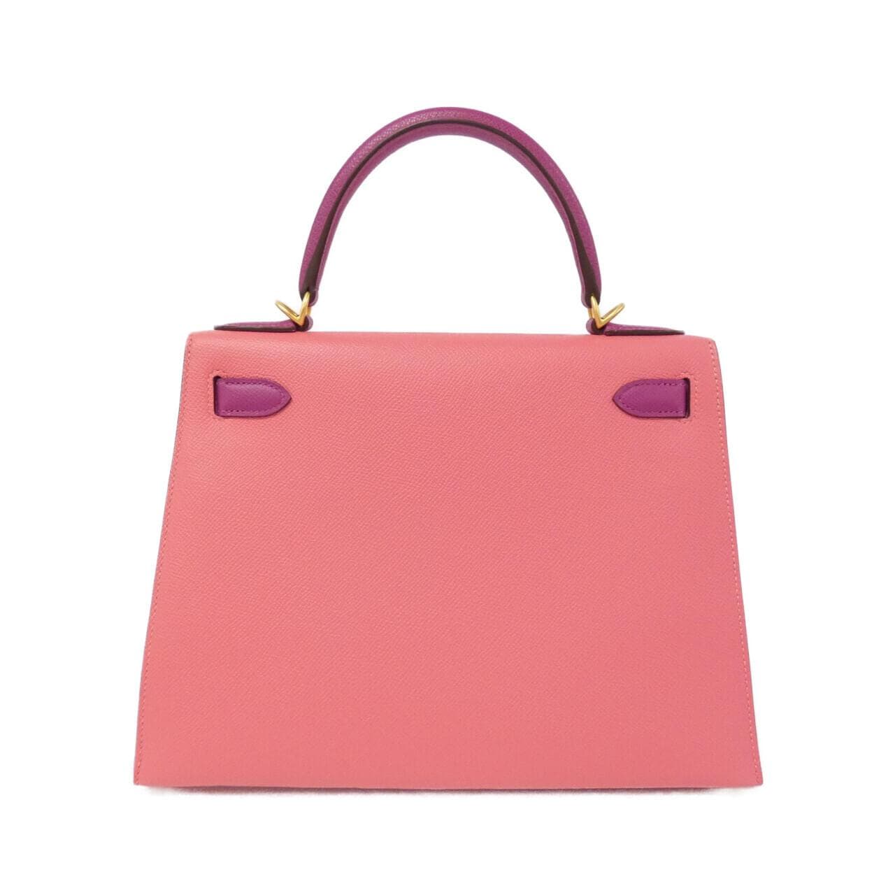 HERMES HERMÈS Kelly Bag Epsom Purple Epsom Leather - Thumbnail 2
