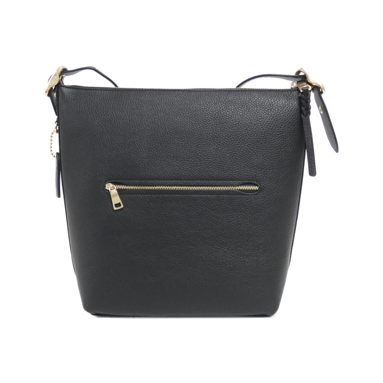 COACH C2818 Shoulder Bag Leather Black Leather - Thumbnail 2