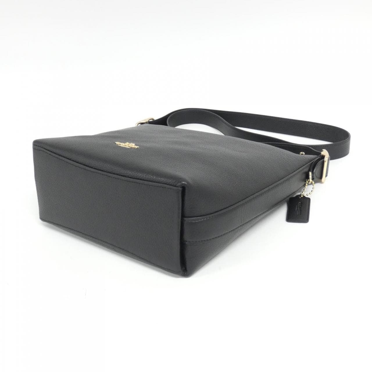 COACH C2818 Shoulder Bag Leather Black Leather - Thumbnail 4