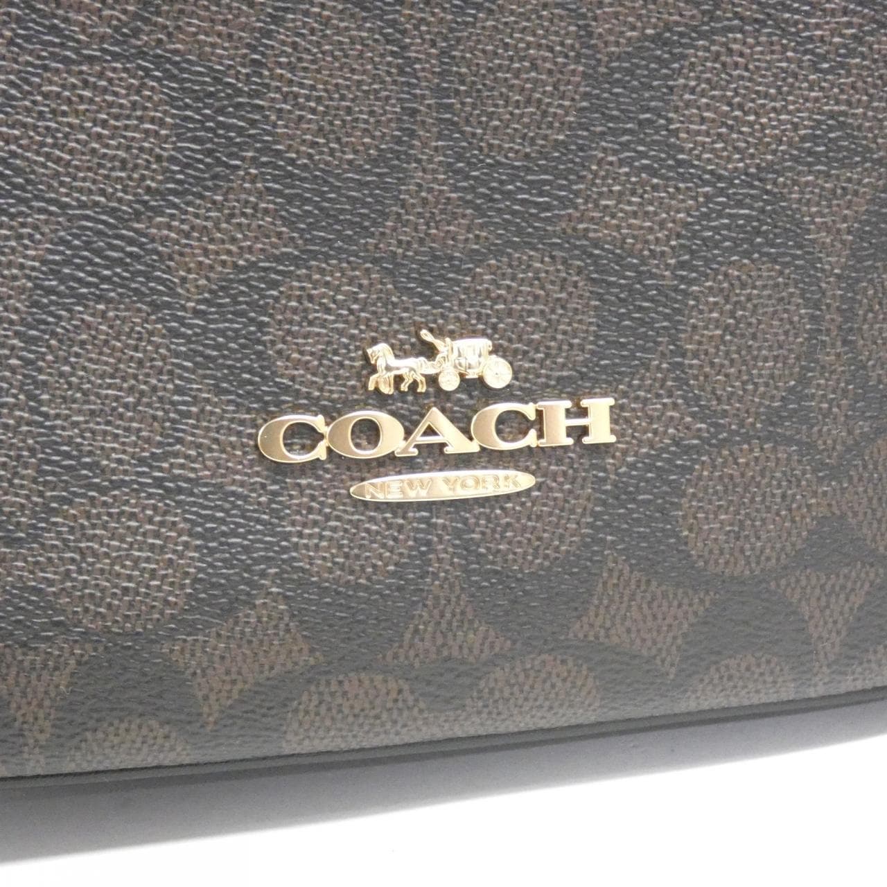 COACH CZ177 Shoulder Bag Canvas Black Canvas - Thumbnail 4
