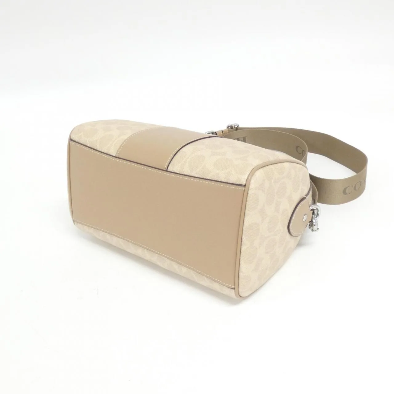 COACH CW376 Boston Canvas Black Canvas New - Thumbnail 3