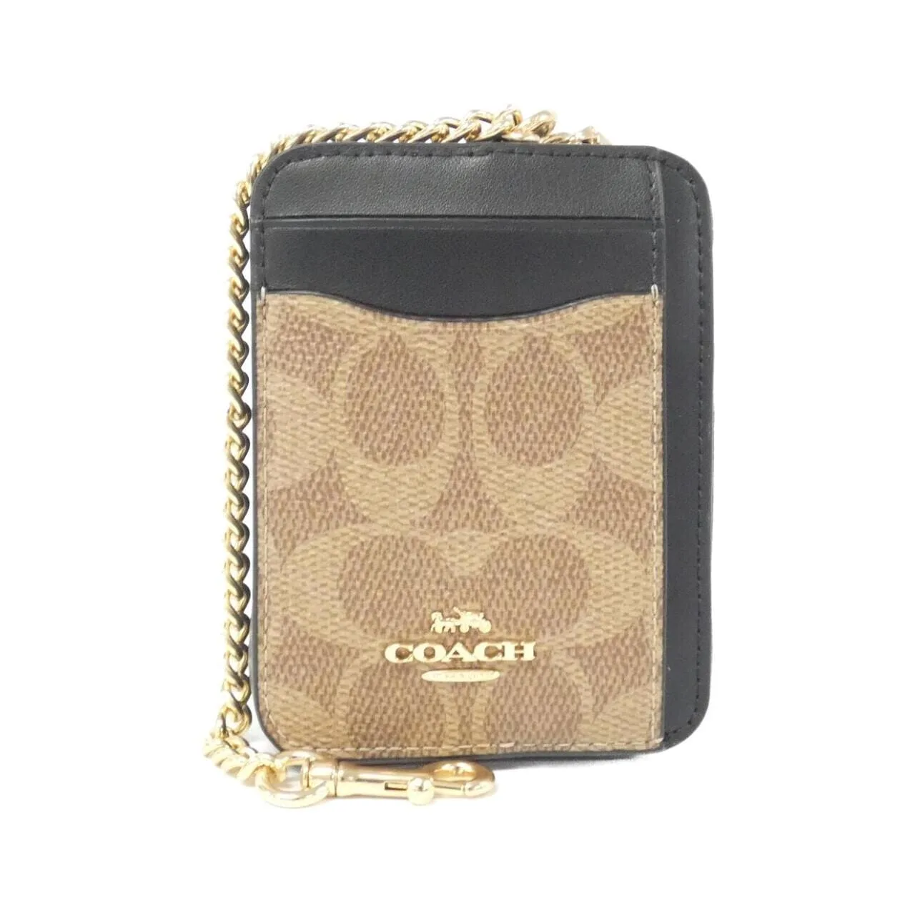 COACH CW883 Card Case Canvas