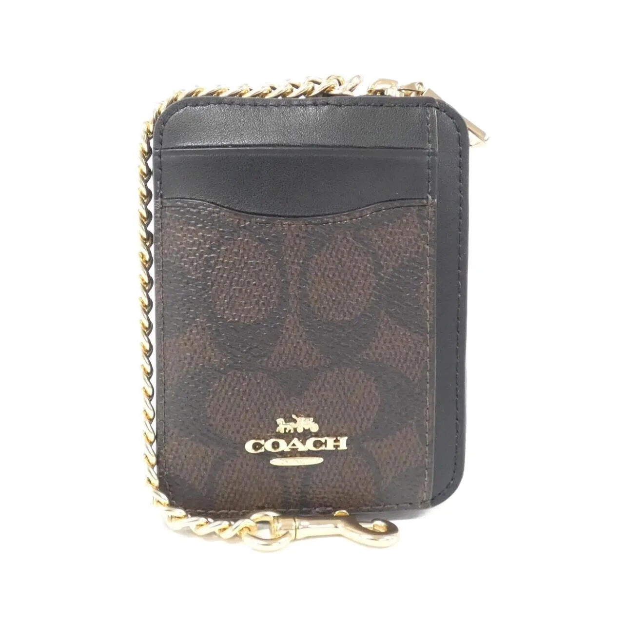 COACH CW883 Card Case Canvas