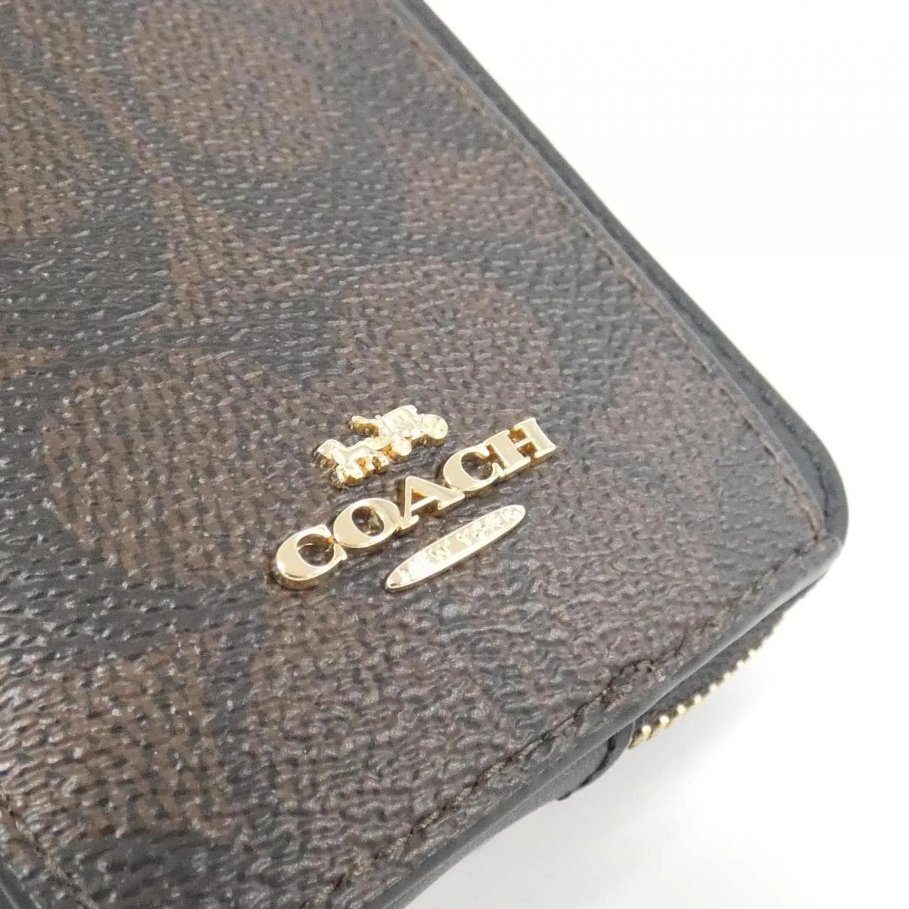 COACH CW883 Card Case Canvas Canvas New - Thumbnail 3