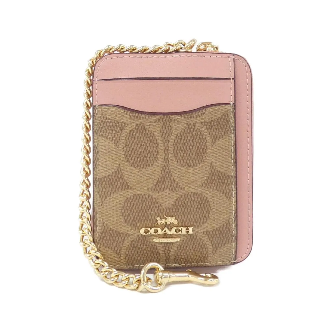 COACH CW883 Card Case Canvas