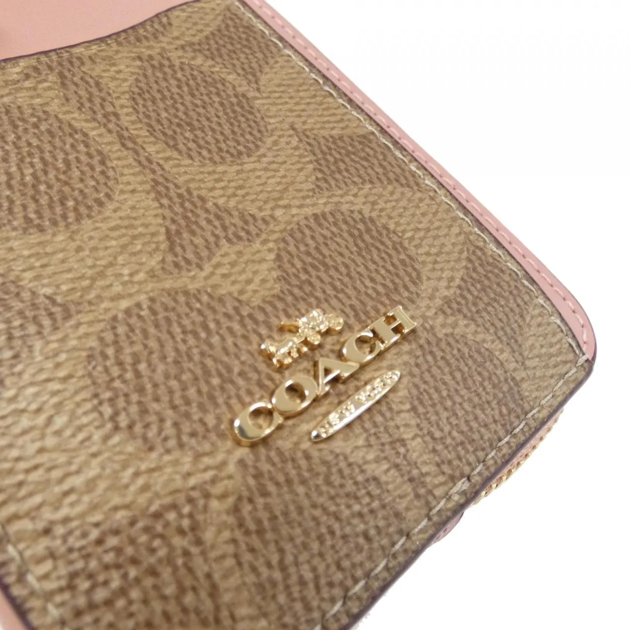 COACH CW883 Card Case Canvas Canvas New - Thumbnail 3