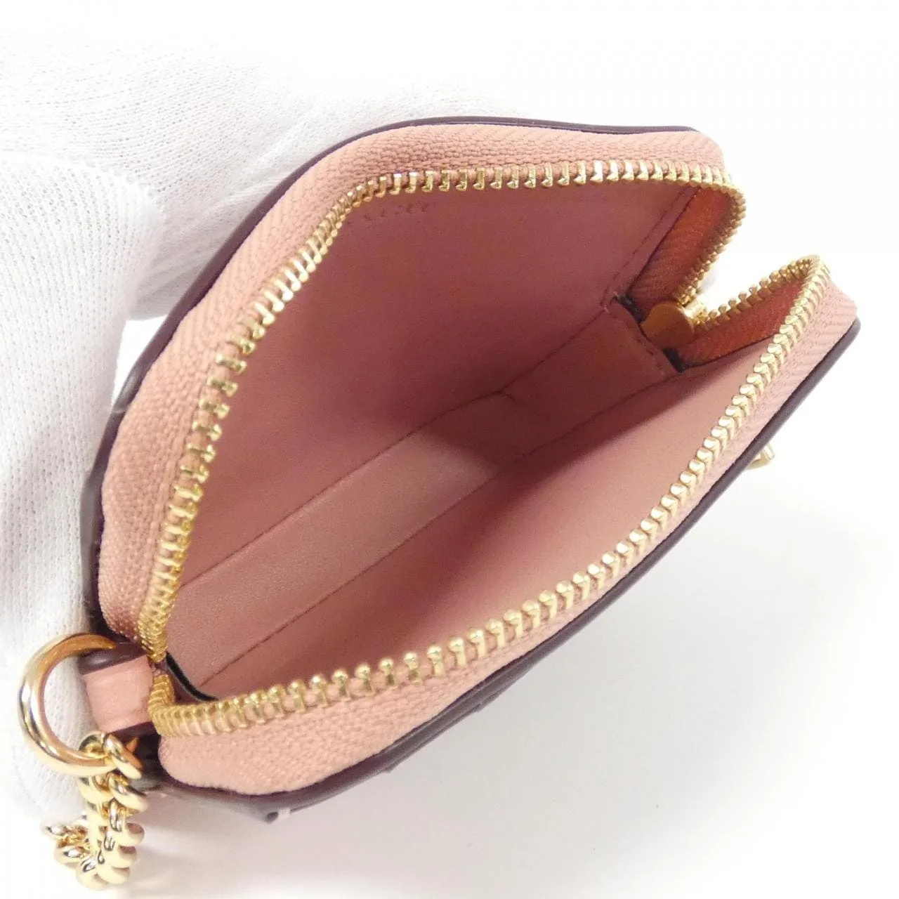 COACH CW883 Card Case Canvas Canvas New - Thumbnail 5