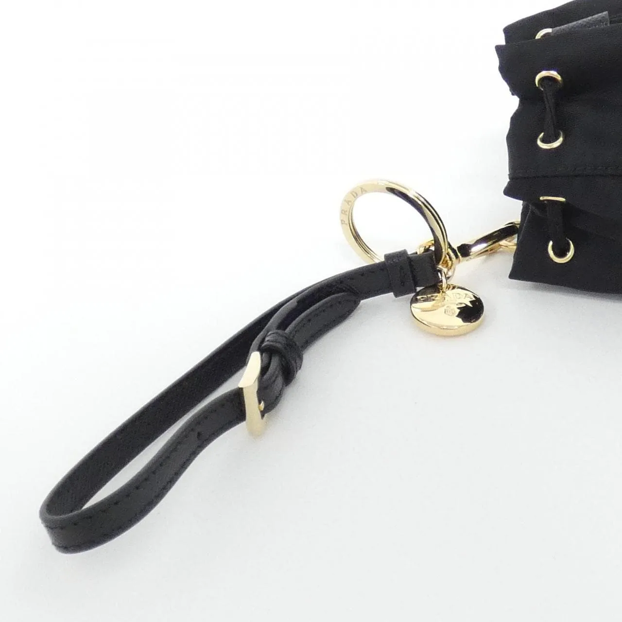 PRADA 1TT202 Key Case 黑色 新品 - 縮圖 6