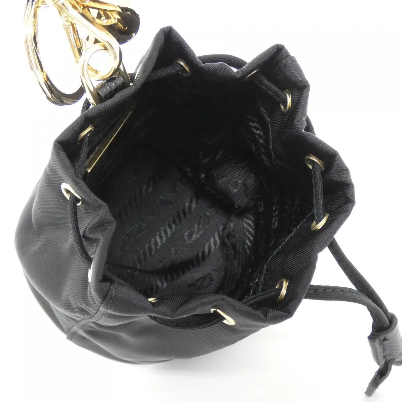 PRADA 1TT202 Key Case 黑色 新品 - 縮圖 7