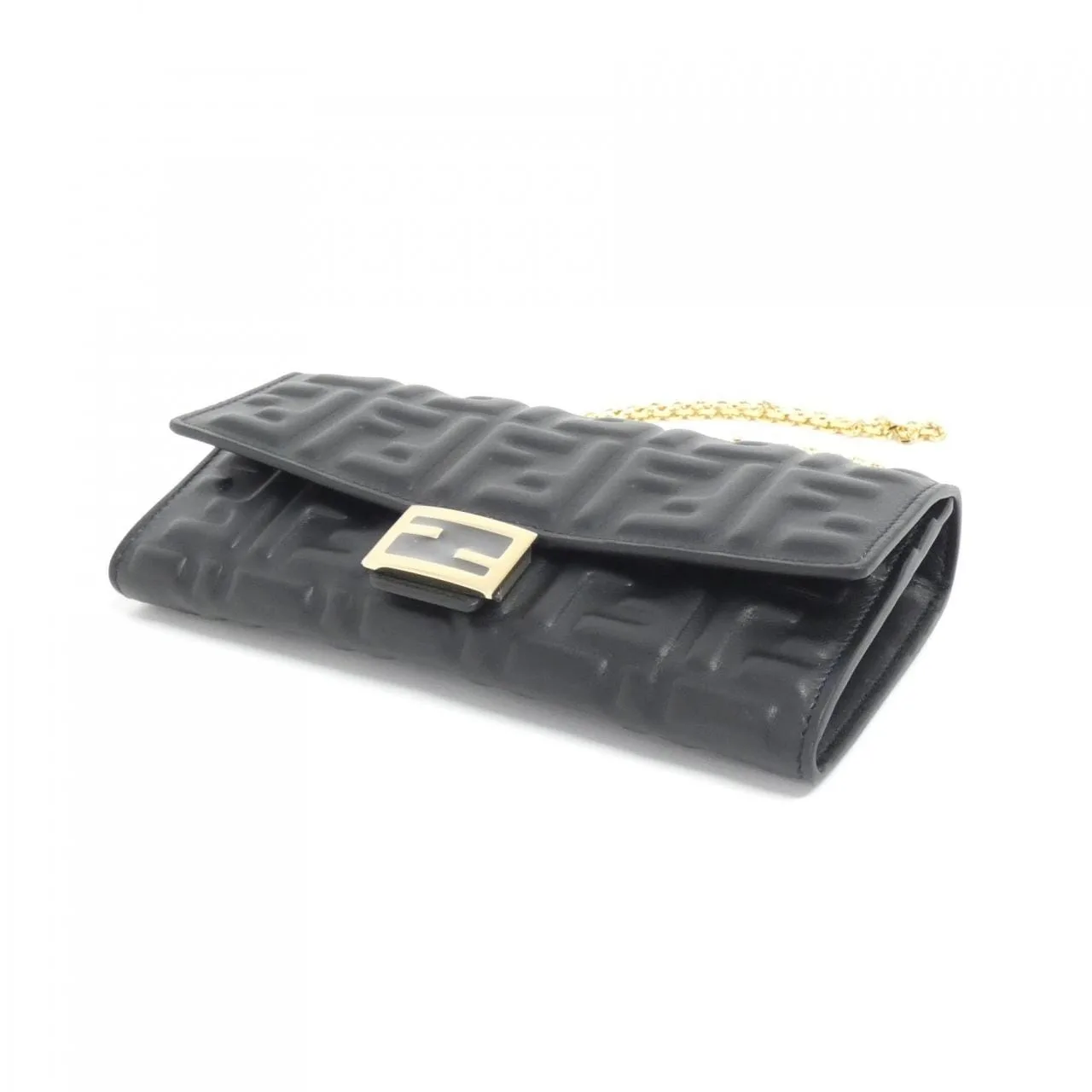 FENDI Baguette 8M0365 AAJD Wallet Lambskin Black Lambskin New - Thumbnail 3