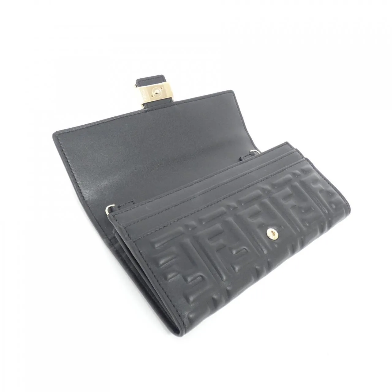 FENDI Baguette 8M0365 AAJD Wallet Lambskin Black Lambskin New - Thumbnail 5