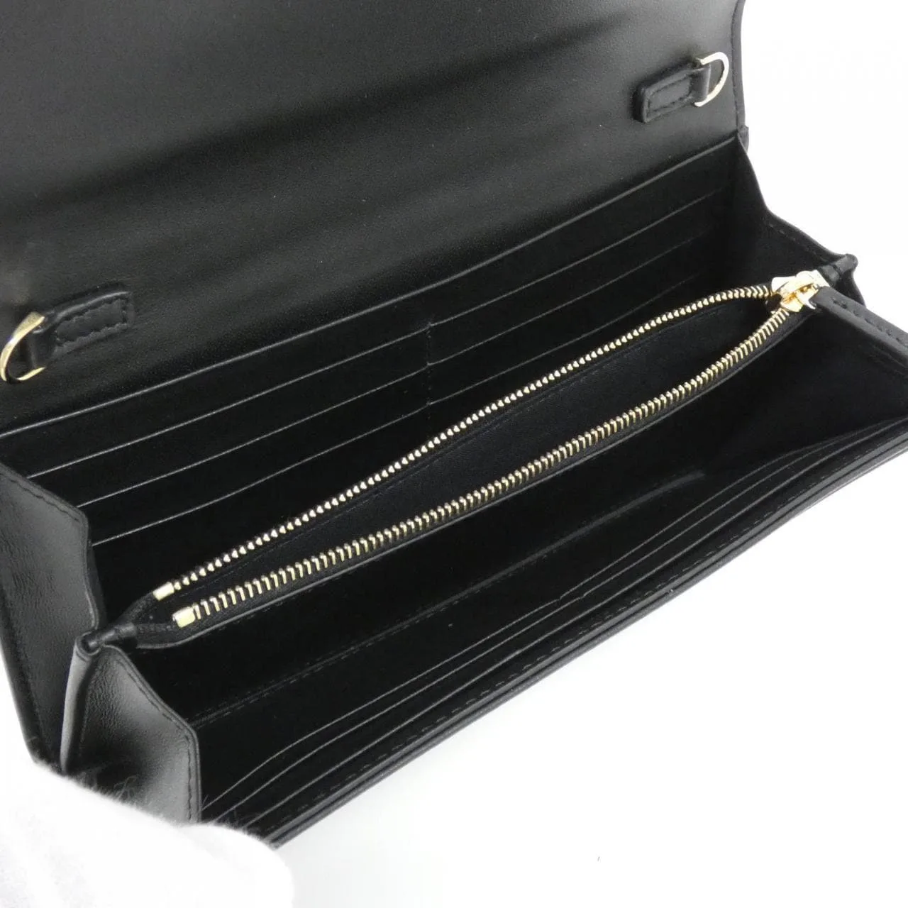 FENDI Baguette 8M0365 AAJD Wallet Lambskin Black Lambskin New - Thumbnail 6