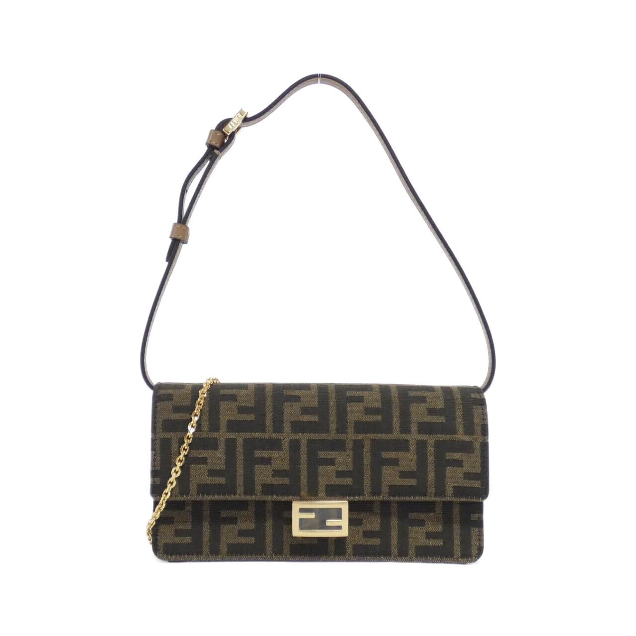 FENDI 8M0498 A98P Wallet Canvas