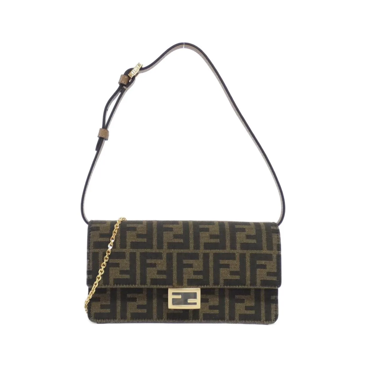 FENDI 8M0498 A98P Wallet Canvas