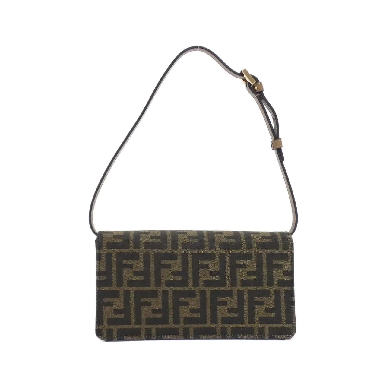 FENDI 8M0498 A98P Wallet Canvas 黑色 帆布 新品 - 縮圖 2