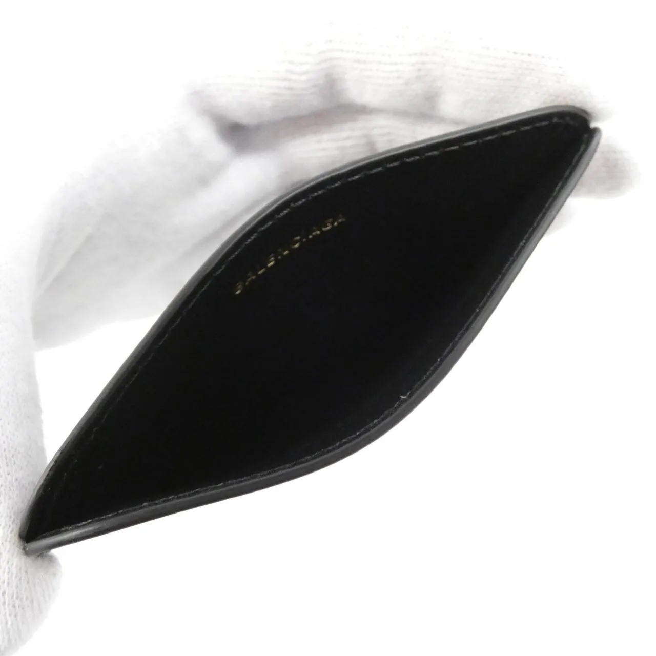 BALENCIAGA 810899 2ABGH Card Case Black New - Thumbnail 3